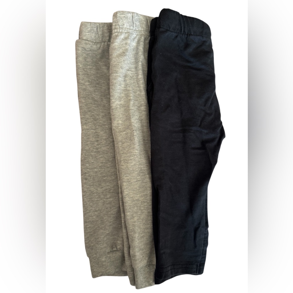 Kids Gray And Black Bottoms
